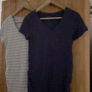 Two maternity t-shirts